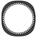 For Samsung Galaxy Watch9 44mm PC Watch Case Protective Cover with Rhinestone Decor - Black - 6
