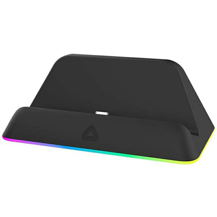 HBS-2811 For Nintendo Switch 2 Portable Charging Dock Stand RGB LED Light Touch Control Charging Station - Black - 1