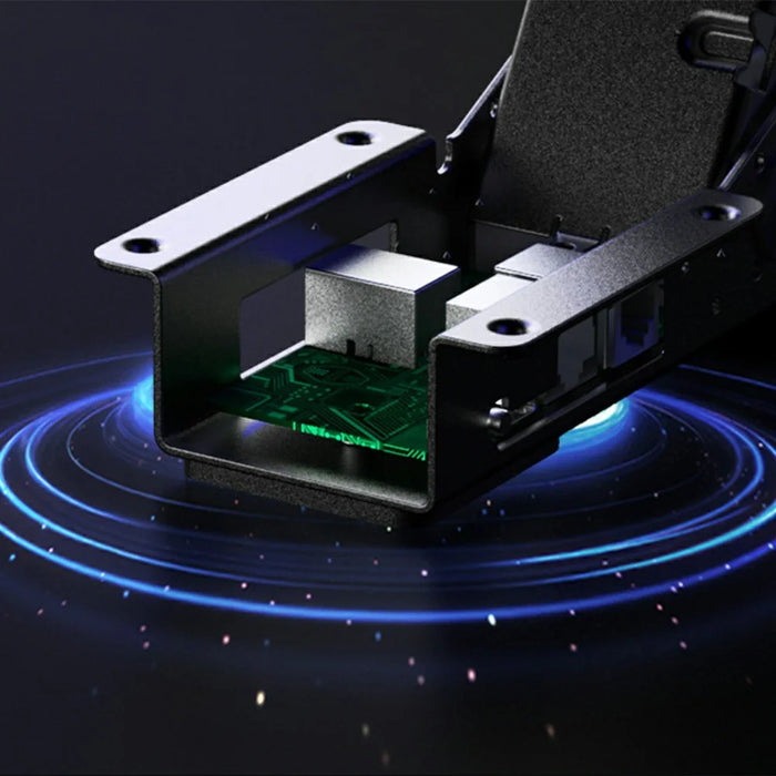 PXN PD HM Clutch Full Metal Hall Sensor Racing Pedal Manual Transmission Pedal for Sim Racing - Black - 3
