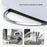 PS5 Vertical Stand for Sony PlayStation 5 / Slim / Pro Metal Base Cooling Support Anti-tip Holder - White - 4