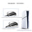 PS5 Vertical Stand for Sony PlayStation 5 / Slim / Pro Metal Base Cooling Support Anti-tip Holder - White - 5