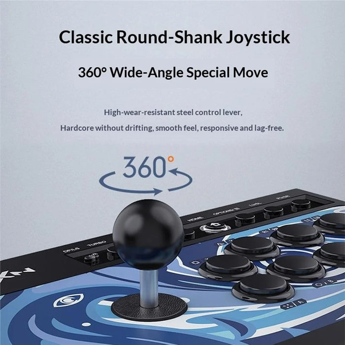 PXN 008 Arcade Fighting Stick 8 Button Joystick for Nintendo Switch / Sony PlayStation 3 / 4 / PC / Android - 4