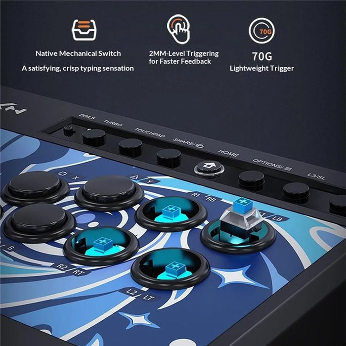 PXN 008 Arcade Fighting Stick 8 Button Joystick for Nintendo Switch / Sony PlayStation 3 / 4 / PC / Android - 5