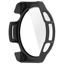 For Huami Amazfit Balance Ultra PC Watch Case with Tempered Glass Full Coverage Watch Cover - Matte Black - 4