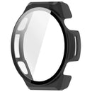 For Huami Amazfit Balance Ultra PC Watch Case with Tempered Glass Full Coverage Watch Cover - Matte Black - 5