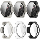 For Huami Amazfit Balance Ultra PC Watch Case with Tempered Glass Full Coverage Watch Cover - Matte Black - 7