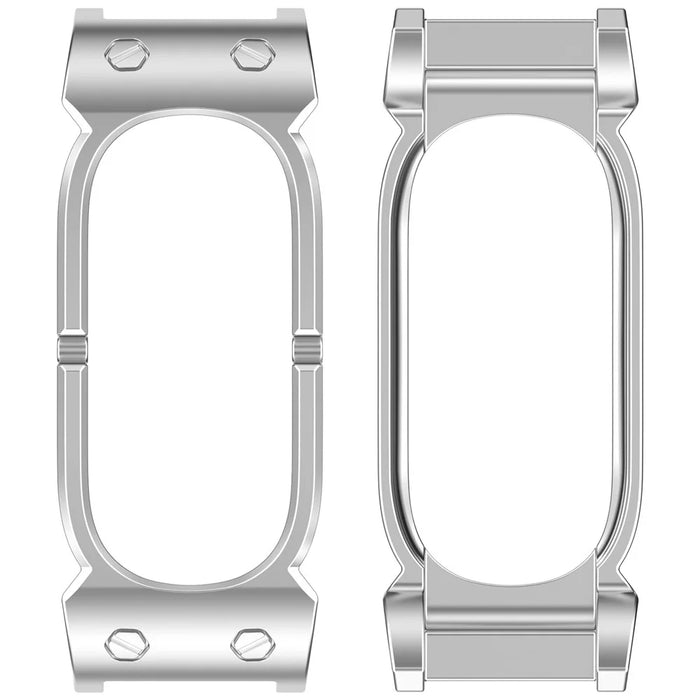 Metal Frame for Google Fitbit Air Watch Case 12mm Lug Protective Cover Zinc Alloy Bumper - Silver - 1