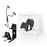JYS SDM012 Gaming Controller Stand for Steam Controller/Nintendo Switch Pro/Sony PlayStation 5/4 Charging Station with Dual USB-C Cable - 1