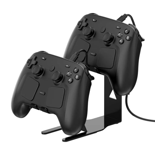 JYS SDM012 Gaming Controller Stand for Steam Controller/Nintendo Switch Pro/Sony PlayStation 5/4 Charging Station with Dual USB-C Cable - 2