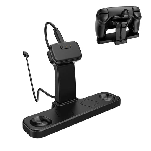 JYS SDM013 Desktop Stand for Steam Controller Anti-slip Holder Dock Space Saving Stable Base - Black - 1