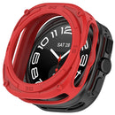For Samsung Galaxy Watch Ultra2 47mm TPU Case Armor Mecha Shockproof Protective Cover - Red - 1