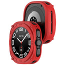 For Samsung Galaxy Watch Ultra2 47mm TPU Case Armor Mecha Shockproof Protective Cover - Red - 3
