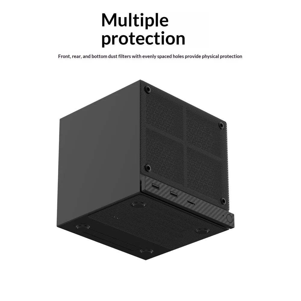 PGTECH GP-829 5Pcs/Set For Steam Machine Dust Filter Mesh + Carbon Fiber Sticker Protective Kit - 5