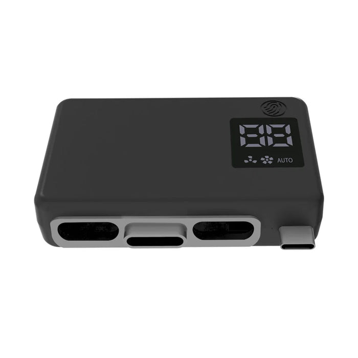 KJH KJH-NS2-568 For Nintendo Switch 2 Smart Cooling Fan LED Display 3-Speed Auto Temp Control - Black - 1