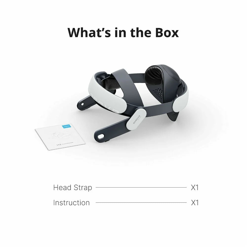 BOBOVR M3 Head Strap for Meta Quest 3  /  3S Adjustable VR Headband Dual Mode Fit - 7