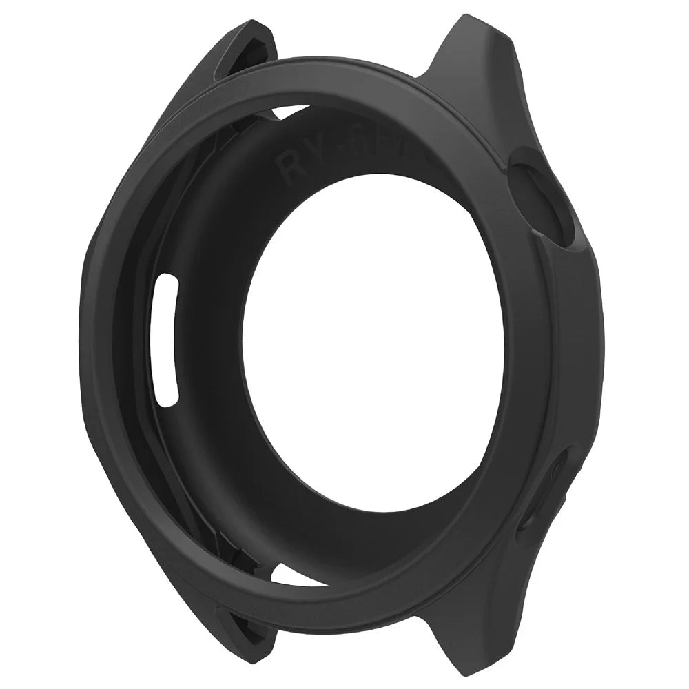 For Honor Watch 6 Protective Case Silicone Anti Scratch Watch Cover - Black - 1