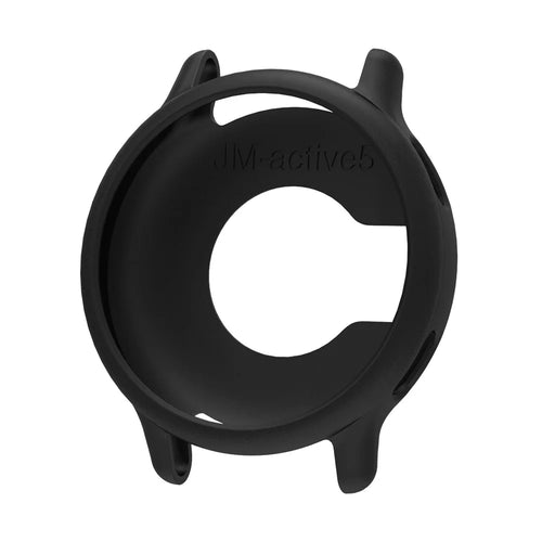 For GarminActive 5 Protective Case Silicone Anti Scratch Watch Cover - Black - 1
