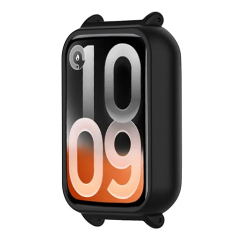 For Xiaomi Smart Band 10 Pro Watch Case Hollow PC Watch Protective Cover - Black - 1
