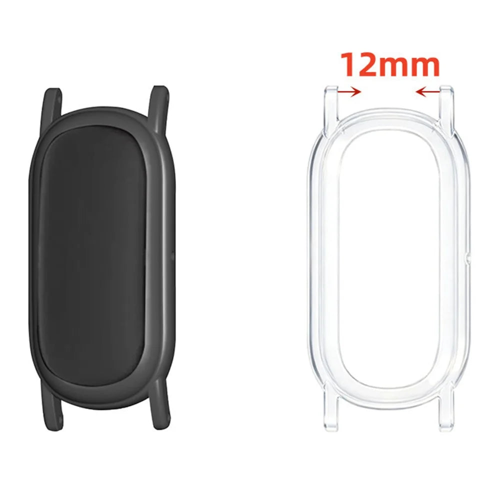 For Google Fitbit Air Watch Case Hollow PC Watch Protective Cover - Black - 5