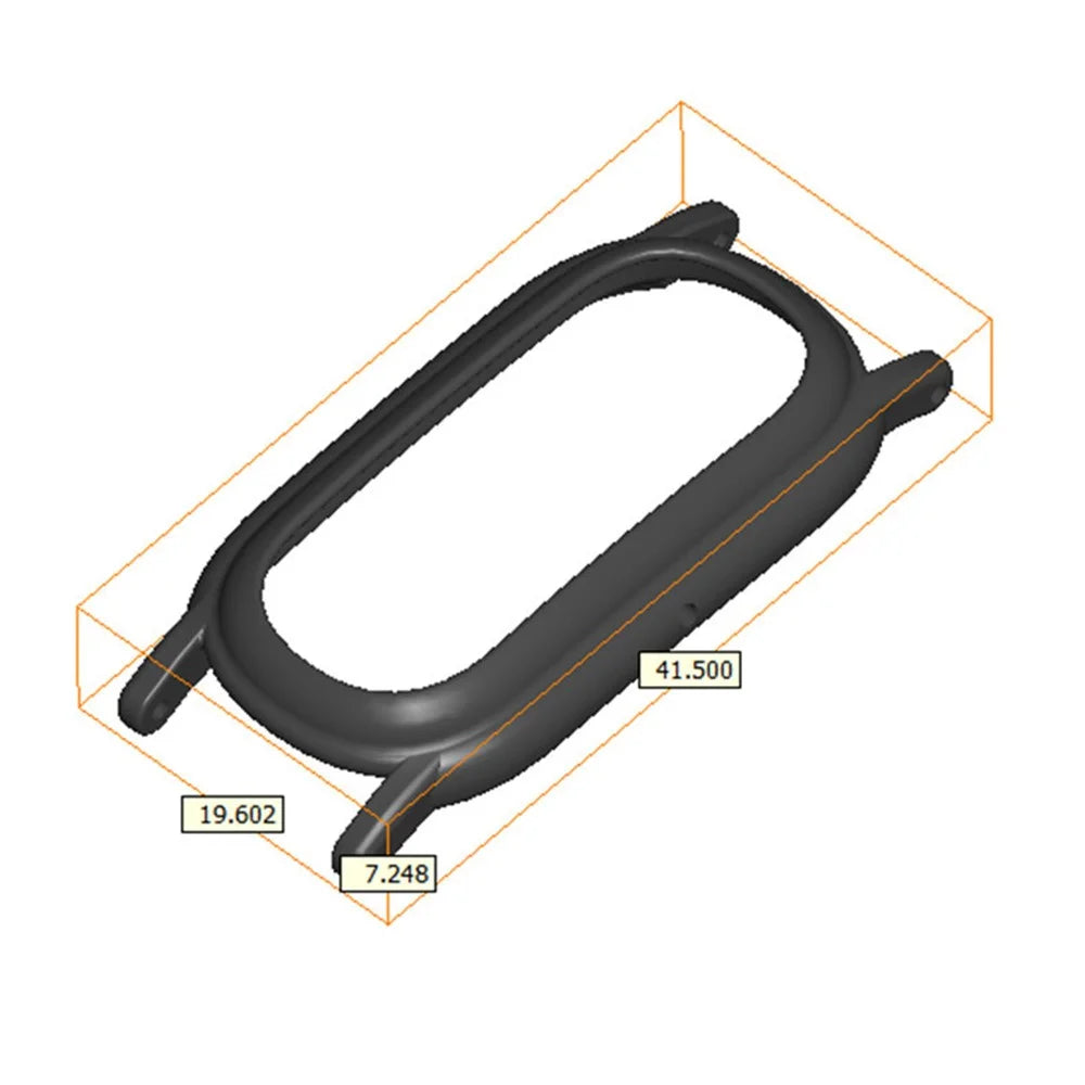 For Google Fitbit Air Watch Case Hollow PC Watch Protective Cover - Black - 6