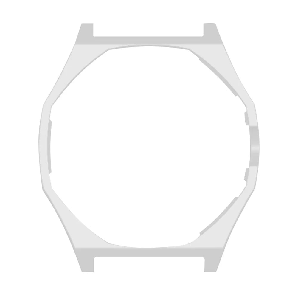 For Swatch Royal Pop Case 22mm Strap Interface PC Watch Protective Cover - White - 3