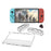 DOBE TNS-1133B 3-in-1 Detachable PC Transparent Protective Case Drop-proof Shell for Nintendo Switch OLED Left/Right Handles Host - 3