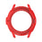 Solid Color Watch Frame Case Protector with Rotatable Bezel Ring for Samsung Galaxy Watch4 Classic 42mm - Red - 2