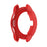 Solid Color Watch Frame Case Protector with Rotatable Bezel Ring for Samsung Galaxy Watch4 Classic 42mm - Red - 3
