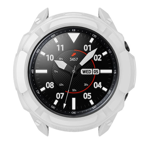 Smart Watch Protective TPU Frame Case Cover for Samsung Galaxy Watch3 41mm - White - 1
