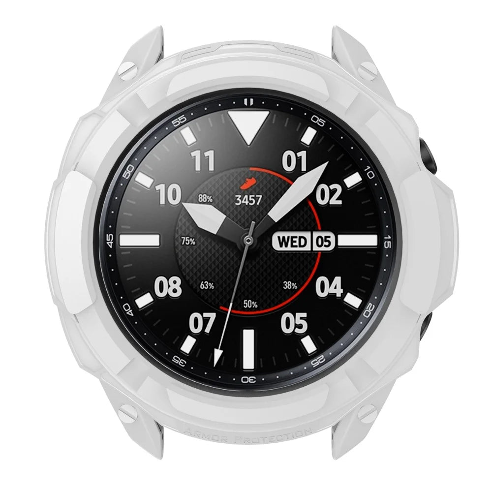 Smart Watch Protective TPU Frame Case Cover for Samsung Galaxy Watch3 41mm - White - 1
