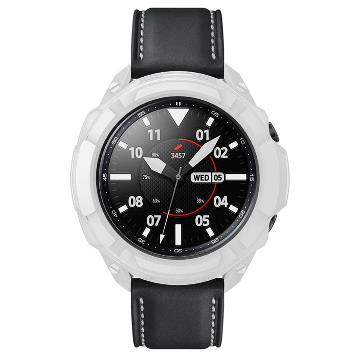 Smart Watch Protective TPU Frame Case Cover for Samsung Galaxy Watch3 41mm - White - 2