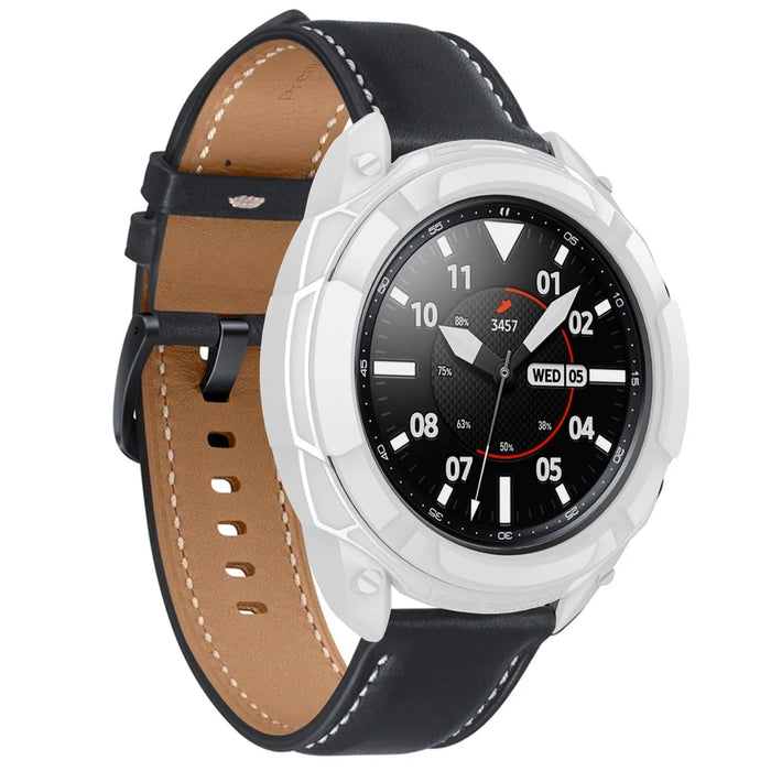 Smart Watch Protective TPU Frame Case Cover for Samsung Galaxy Watch3 41mm - White - 4