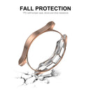 ENKAY HAT PRINCE Electroplating TPU Watch Case Cover with 0.2mm 2.15D 9H Tempered Glass Screen Protector for Samsung Galaxy Watch4 Classic 42mm - Silver - 3