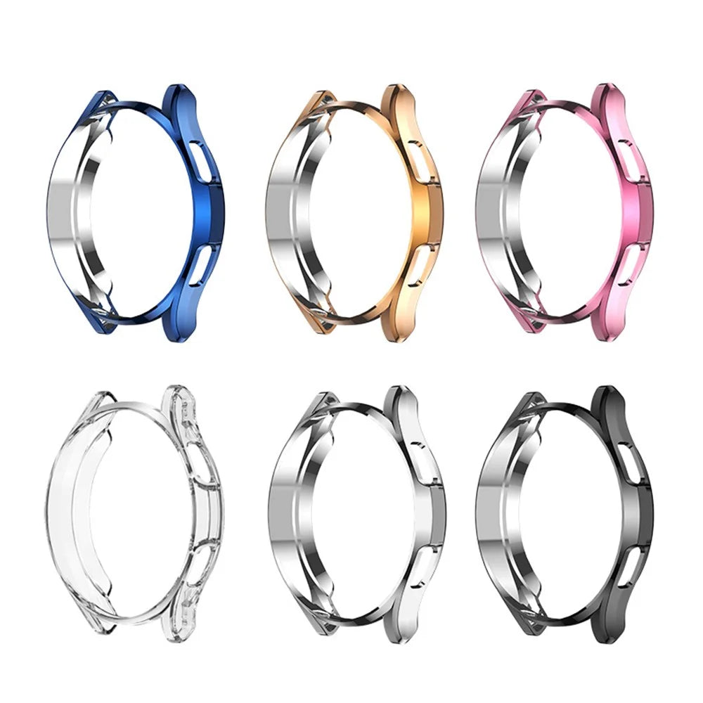 Clear TPU Full Wrapped Shockproof Watch Protective Frame Case Cover for Samsung Galaxy Watch4 44mm - Transparent - 5