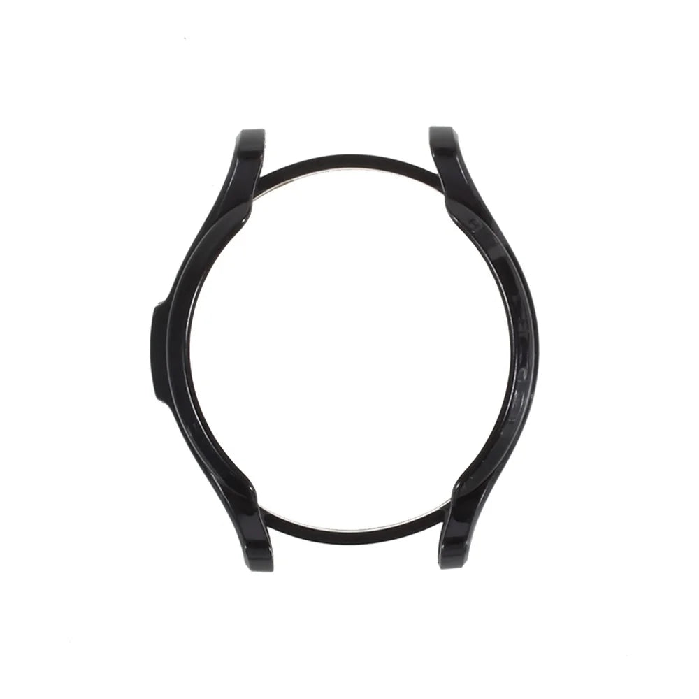 Electroplating Soft TPU Smart Watch Case Cover Shell Protector for Samsung Galaxy Watch4 Classic 42mm - Black - 2