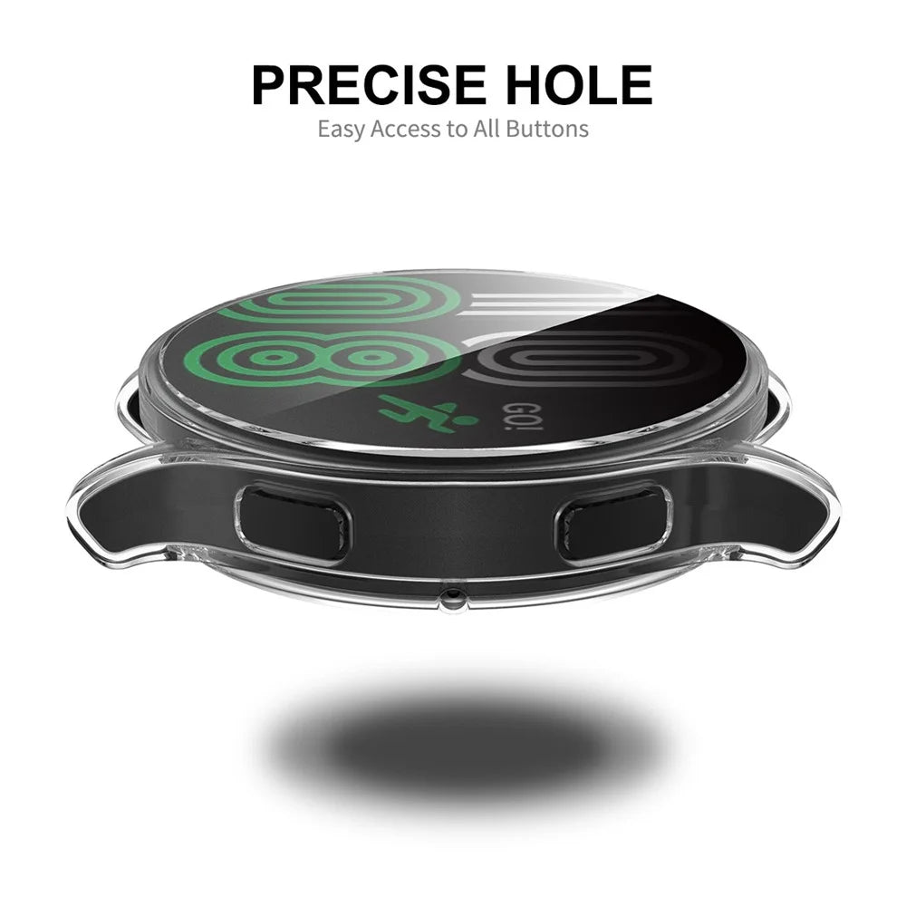 ENKAY HAT PRINCE Transparent Full Protection TPU Watch Cover Case for Samsung Galaxy Watch4 44mm - 4