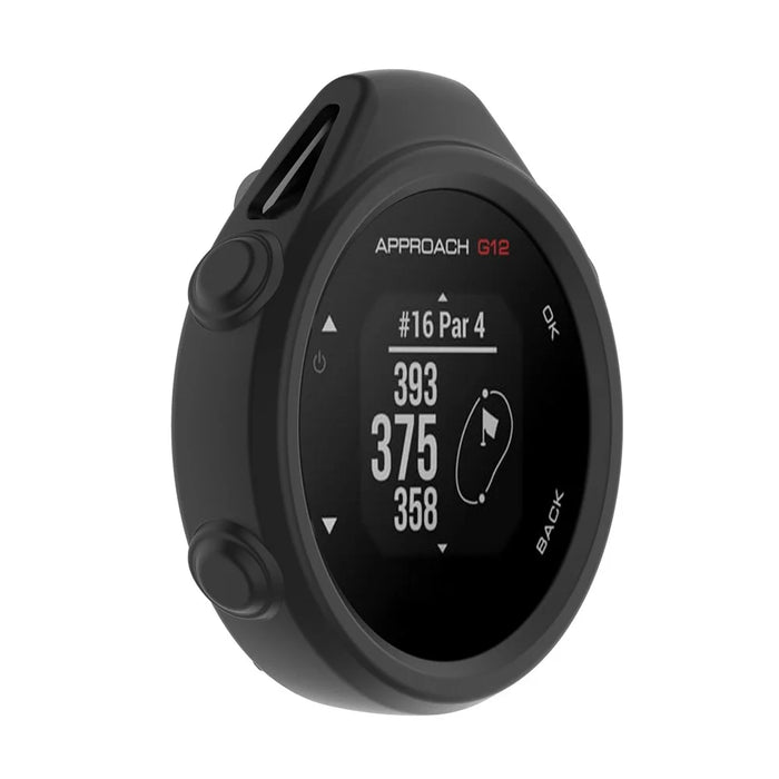 Scratch-Resistant Soft Silicone Bumper Frame Protector Cover for Garmin Approach G12 - Black - 4
