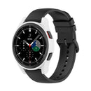 Half Hollowed Watch Cover PC Anti-Scratch Protection Frame Shell for Samsung Galaxy Watch4 Classic 46mm - White - 5
