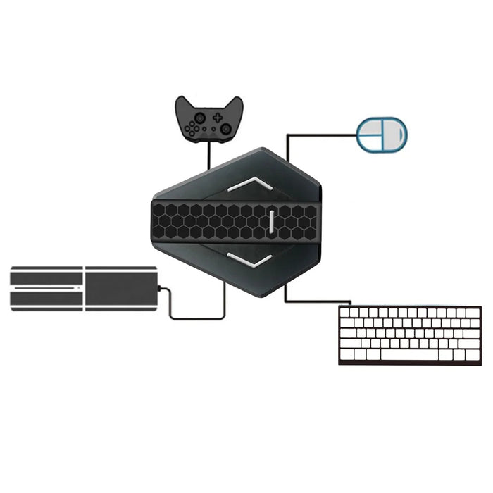 6311 Keyboard and Mouse Converter for P4/P3/X-Box One/X-Box 360/NS-Switch Game Console - 2