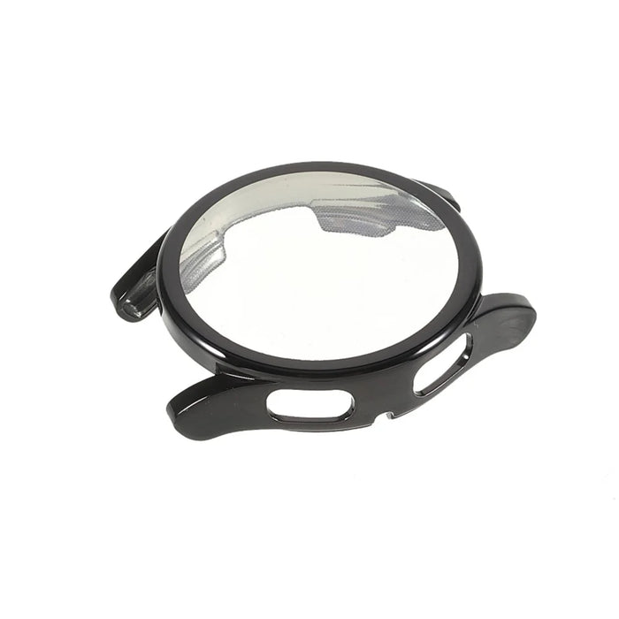 HD Clear Bumper Soft TPU All-Around Coverage Case for Samsung Galaxy Watch4 40mm - Black - 3
