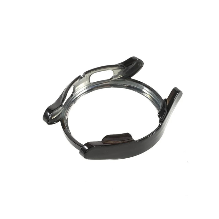 HD Clear Bumper Soft TPU All-Around Coverage Case for Samsung Galaxy Watch4 40mm - Black - 4