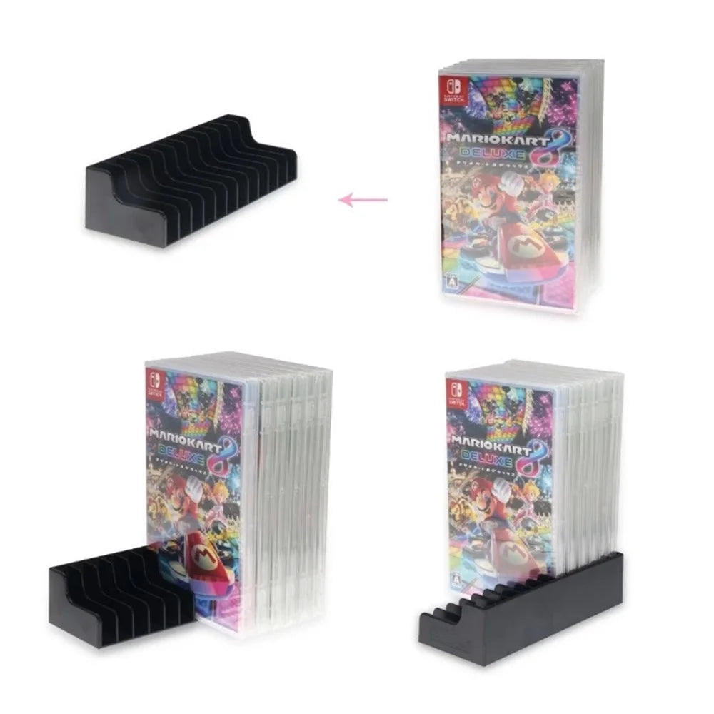 DOBE 2Pcs TNS-857 Game Card Box Holder Storage Stand for Nintendo Switch - 7