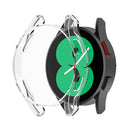 Clear Electroplating TPU Watch Frame Case Cover for Samsung Galaxy Watch4 40mm SM-R860 - Transparent - 1