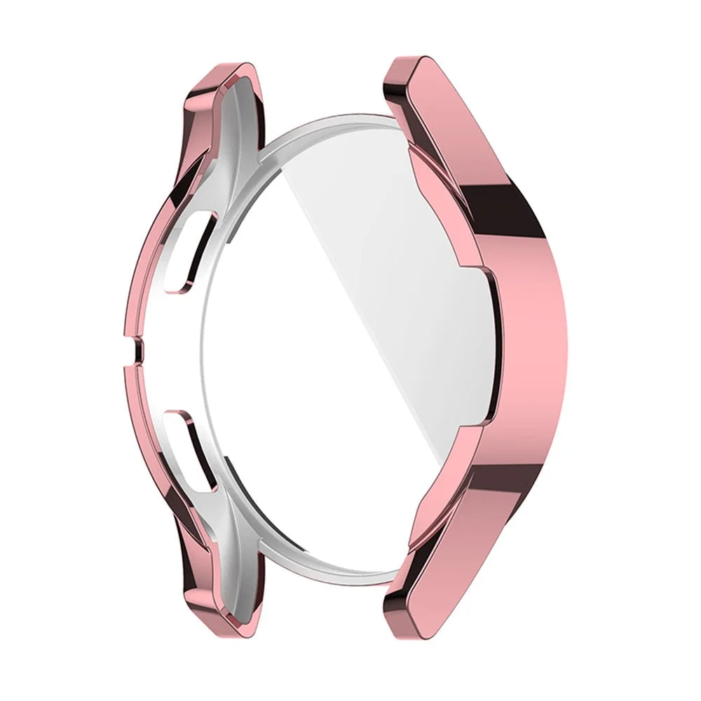Electroplating Design TPU Smart Watch Protective Case Cover for Samsung Galaxy Watch4 44mm SM-R870 - Pink - 2
