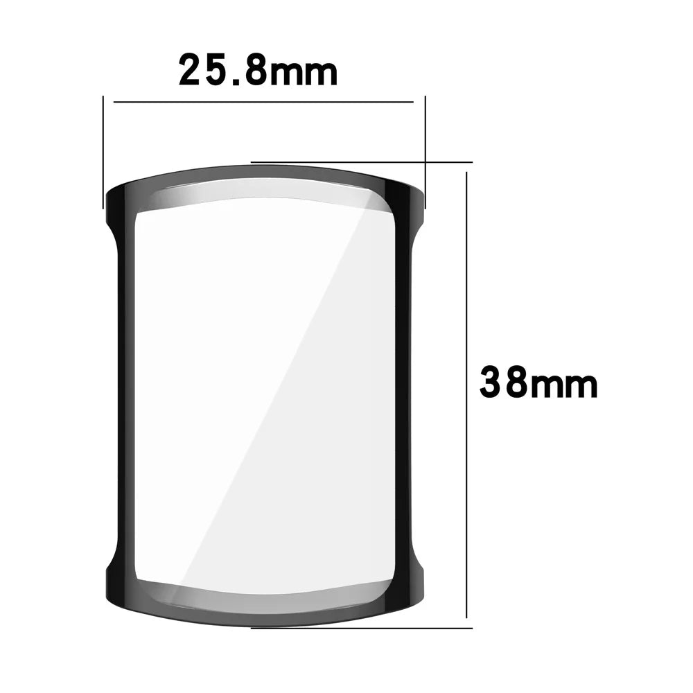 Overall Protective Soft TPU Electroplated Case Ultra-Thin Cover for Fitbit Charge 5 - Black - 6