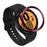 Decorative Stainless Steel Watch Bezel Ring Cover Protector for Samsung Galaxy Watch4 40mm - Wine Red / Black - 1