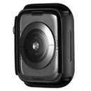 Rubberized Hard PC Watch Case Edge Frame Protective Cover for Apple Watch Series 9 / 8 / 7 45mm - Black - 3