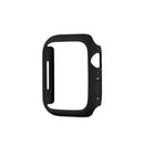 Rubberized Hard PC Watch Case Edge Frame Protective Cover for Apple Watch Series 9 / 8 / 7 45mm - Black - 4