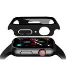 2-in-1 9H Tempered Glass Film Matte Hard PC Watch Case Cover for Apple Watch Series 9 / 8 / 7 45mm - Black - 4
