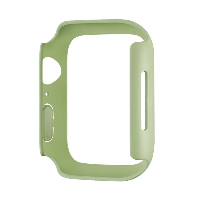 Hard PC Rubberized Watch Case Frame Cover for Apple Watch Series 9 / 8 / 7 41mm - Light Green - 3